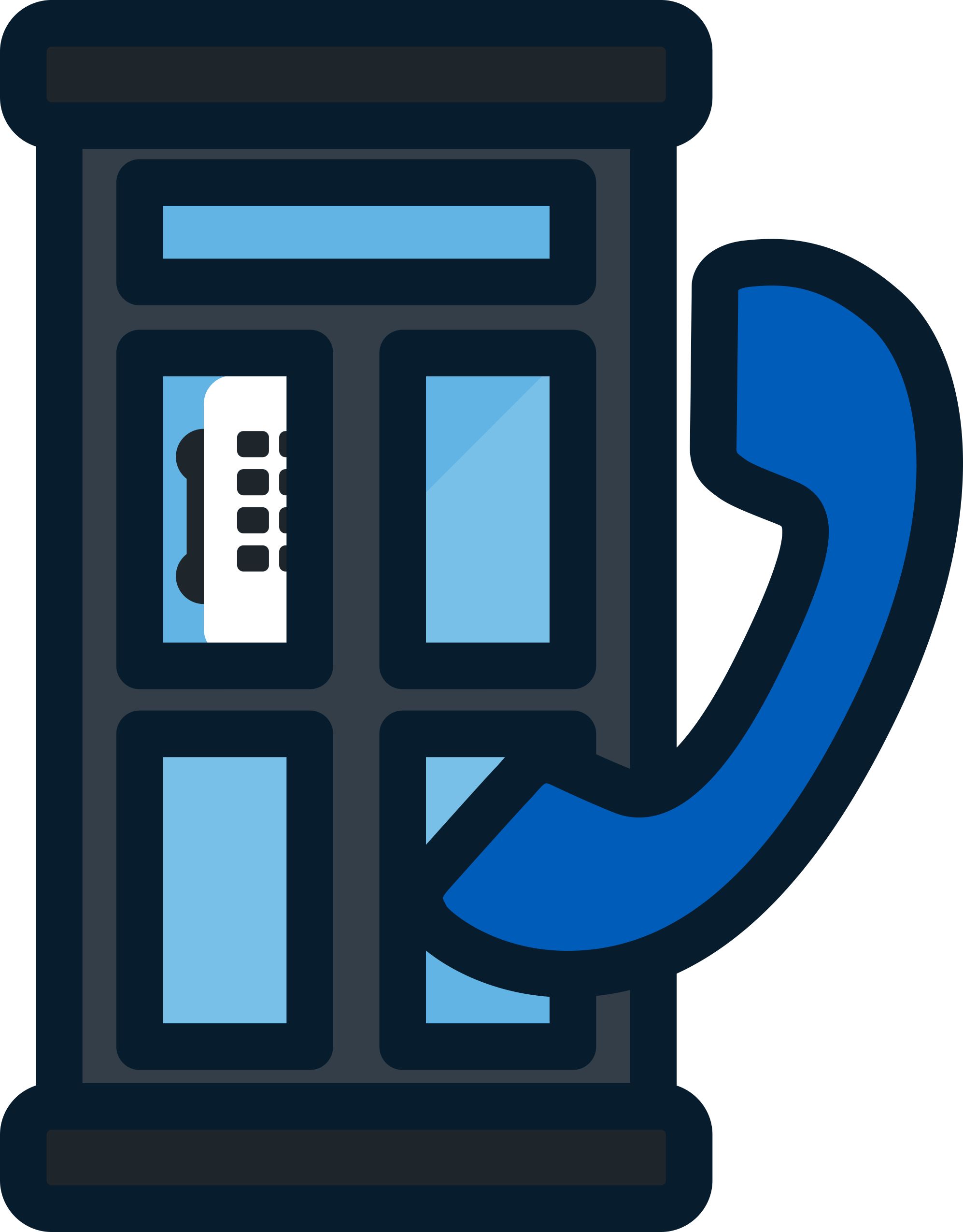 Phone Booth Tracing Svg Vector Free Vectors